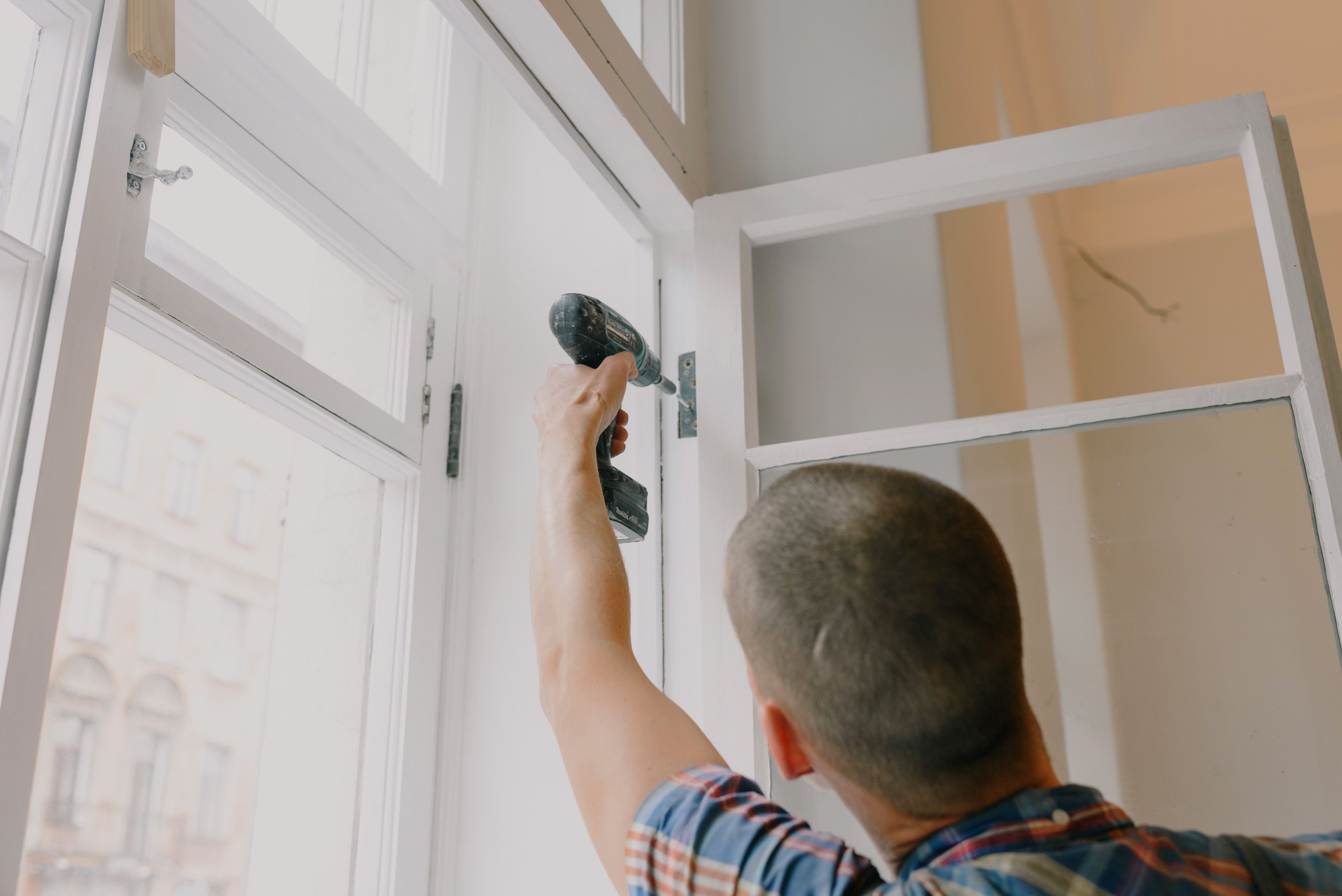 Energy efficient windows in contemporary home